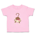 Toddler Girl Clothes Monkey Hangs Girl Safari Toddler Shirt Baby Clothes Cotton