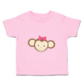 Toddler Girl Clothes Monkey Face Girl Safari Toddler Shirt Baby Clothes Cotton