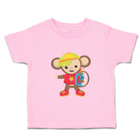 Toddler Clothes Monkey Red T-Shirt Safari Toddler Shirt Baby Clothes Cotton