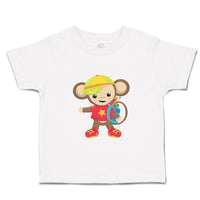 Toddler Clothes Monkey Red T-Shirt Safari Toddler Shirt Baby Clothes Cotton
