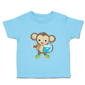 Toddler Clothes Monkey Blue Book Safari Toddler Shirt Baby Clothes Cotton