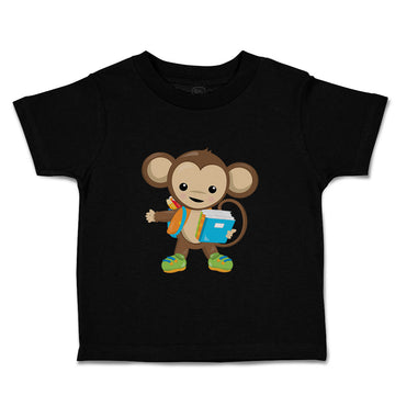 Toddler Clothes Monkey Blue Book Safari Toddler Shirt Baby Clothes Cotton