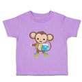 Toddler Clothes Monkey Blue Book Safari Toddler Shirt Baby Clothes Cotton