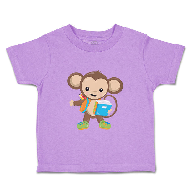 Toddler Clothes Monkey Blue Book Safari Toddler Shirt Baby Clothes Cotton