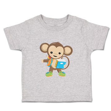 Toddler Clothes Monkey Blue Book Safari Toddler Shirt Baby Clothes Cotton