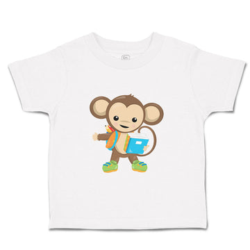 Toddler Clothes Monkey Blue Book Safari Toddler Shirt Baby Clothes Cotton