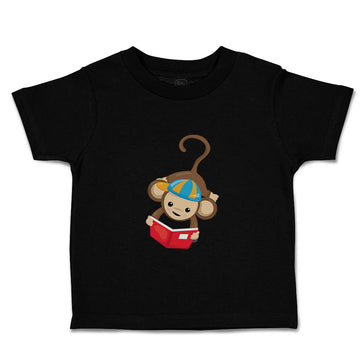 Toddler Clothes Monkey Hangs Reads Book Safari Toddler Shirt Baby Clothes Cotton