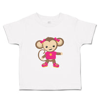 Monkey Pink T-Shirt Safari