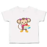 Toddler Clothes Monkey Books Girl Safari Toddler Shirt Baby Clothes Cotton