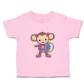 Toddler Clothes Monkey Purple T-Shirt Safari Toddler Shirt Baby Clothes Cotton