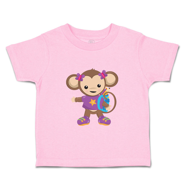 Monkey Purple T-Shirt Safari