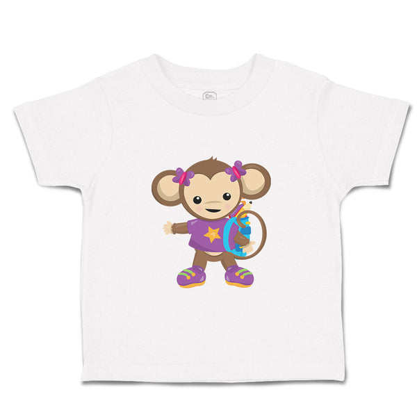 Toddler Clothes Monkey Purple T-Shirt Safari Toddler Shirt Baby Clothes Cotton