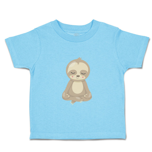 Toddler Clothes Sloth Yoga Safari Toddler Shirt Baby Clothes Cotton