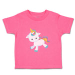 Toddler Girl Clothes White Unicorn Runs Toddler Shirt Baby Clothes Cotton