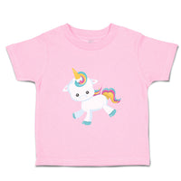 Toddler Girl Clothes White Unicorn Runs Toddler Shirt Baby Clothes Cotton