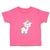 Toddler Girl Clothes White Unicorn Stands Toddler Shirt Baby Clothes Cotton