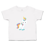 Toddler Girl Clothes White Unicorn Stands Toddler Shirt Baby Clothes Cotton