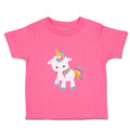 Toddler Girl Clothes White Unicorn Walks Toddler Shirt Baby Clothes Cotton