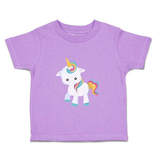 Toddler Girl Clothes White Unicorn Walks Toddler Shirt Baby Clothes Cotton