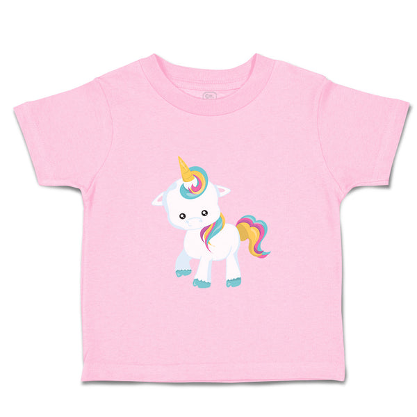 Toddler Girl Clothes White Unicorn Walks Toddler Shirt Baby Clothes Cotton