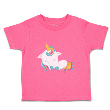 Toddler Girl Clothes White Unicorn Sleeps Toddler Shirt Baby Clothes Cotton