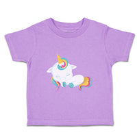 Toddler Girl Clothes White Unicorn Sleeps Toddler Shirt Baby Clothes Cotton