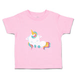 Toddler Girl Clothes White Unicorn Sleeps Toddler Shirt Baby Clothes Cotton