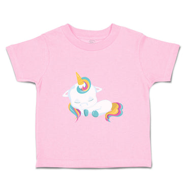Toddler Girl Clothes White Unicorn Sleeps Toddler Shirt Baby Clothes Cotton