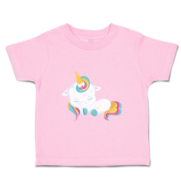 Toddler Girl Clothes White Unicorn Sleeps Toddler Shirt Baby Clothes Cotton