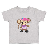 Toddler Clothes 1 Eye Monkey Pirate Safari Toddler Shirt Baby Clothes Cotton