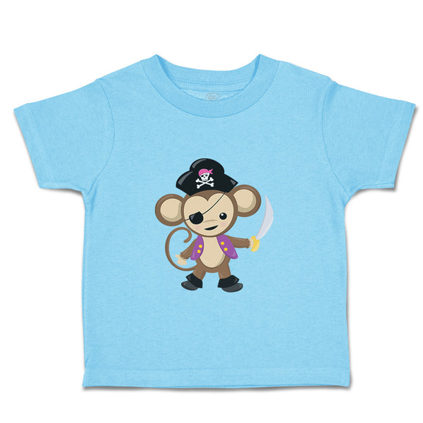 Toddler Clothes 1 Eye Monkey Captain Safari Toddler Shirt Baby Clothes Cotton