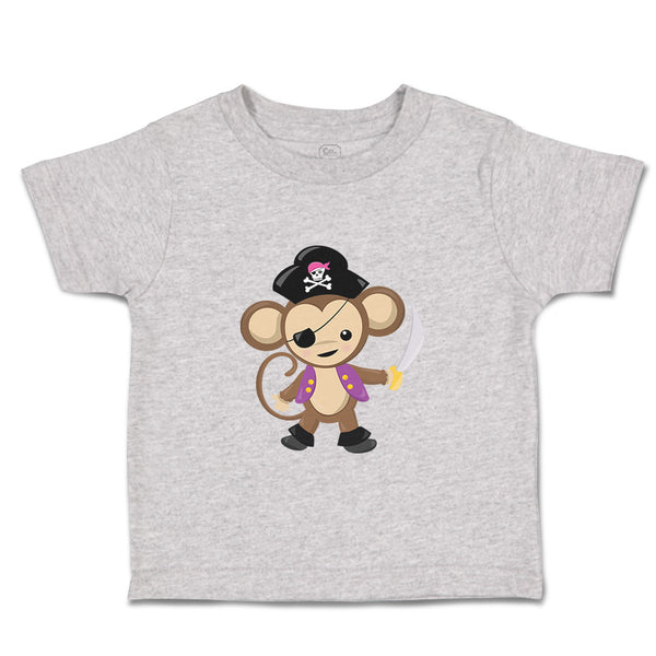 Toddler Clothes 1 Eye Monkey Captain Safari Toddler Shirt Baby Clothes Cotton