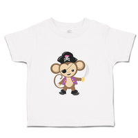 Toddler Clothes 1 Eye Monkey Captain Safari Toddler Shirt Baby Clothes Cotton