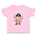 Toddler Clothes Monkey Captain Safari Toddler Shirt Baby Clothes Cotton