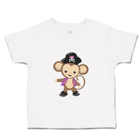 Toddler Clothes Monkey Captain Safari Toddler Shirt Baby Clothes Cotton