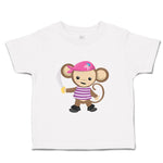 Toddler Clothes Monkey Pirate Safari Toddler Shirt Baby Clothes Cotton