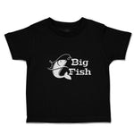 Toddler Clothes Fishing Big Fish Hunting Hobby Toddler Shirt Baby Clothes Cotton