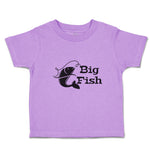Toddler Clothes Fishing Big Fish Hunting Hobby Toddler Shirt Baby Clothes Cotton
