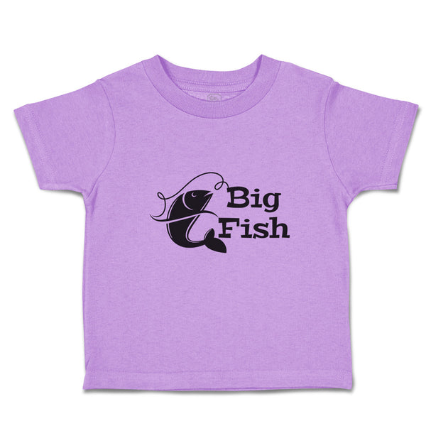 Toddler Clothes Fishing Big Fish Hunting Hobby Toddler Shirt Baby Clothes Cotton