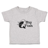 Toddler Clothes Fishing Big Fish Hunting Hobby Toddler Shirt Baby Clothes Cotton