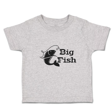 Toddler Clothes Fishing Big Fish Hunting Hobby Toddler Shirt Baby Clothes Cotton