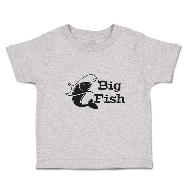 Toddler Clothes Fishing Big Fish Hunting Hobby Toddler Shirt Baby Clothes Cotton