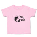 Toddler Clothes Fishing Big Fish Hunting Hobby Toddler Shirt Baby Clothes Cotton