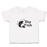 Toddler Clothes Fishing Big Fish Hunting Hobby Toddler Shirt Baby Clothes Cotton