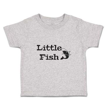 Toddler Clothes Fishing Little Fish Hunting Hobby Toddler Shirt Cotton