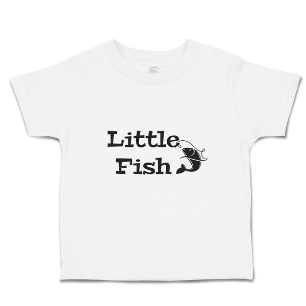 Toddler Clothes Fishing Little Fish Hunting Hobby Toddler Shirt Cotton