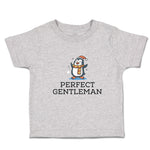 Toddler Clothes Perfect Gentleman Penguin Waterbird Costume Scarf Cap Cotton