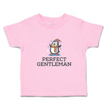 Toddler Clothes Perfect Gentleman Penguin Waterbird Costume Scarf Cap Cotton