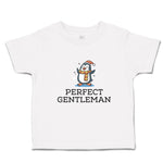 Toddler Clothes Perfect Gentleman Penguin Waterbird Costume Scarf Cap Cotton