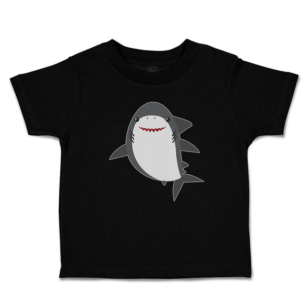 Toddler Clothes Marine Fish Shark and Toothlike Scale Toddler Shirt Cotton